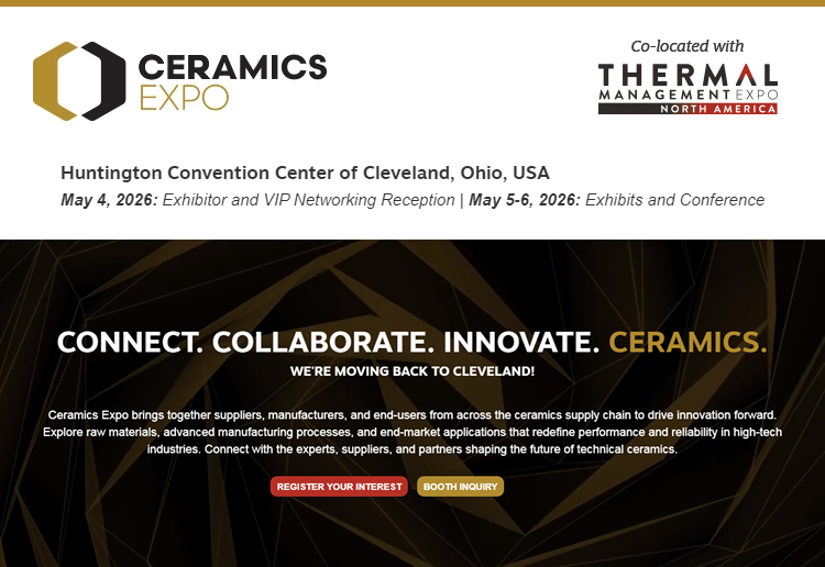 2026美国克利夫兰工业陶瓷及耐火材料展览会