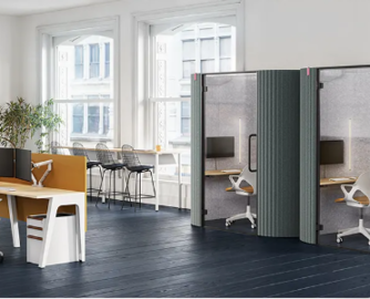 3㎡的空间设计革命！Herman Miller Bay办公舱：无缝衔接物理与虚拟办公