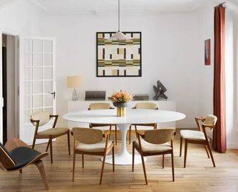 Eero Saarinen的传世之作：郁金香桌，以神来之笔打破传统桌腿束缚