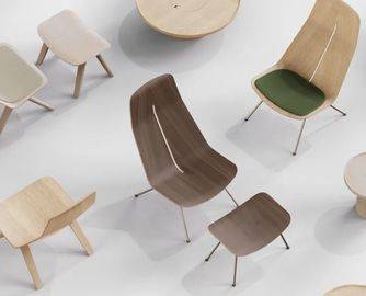 一张如高定剪裁的胶合板椅：Join Chair的“折叠”艺术