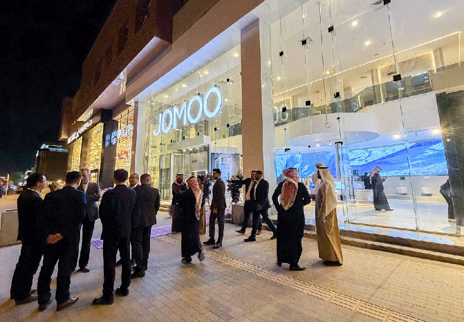 1029㎡！九牧在沙特打造海外最大展厅