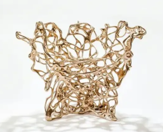 金属3D打印+算法生成！Growth椅如何用数字技术“种”出家具？