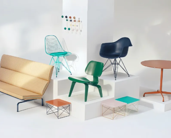 Herman Miller x HAY联名系列：钢丝椅、紧凑沙发、通用圆桌齐亮相