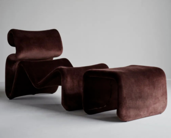 an Ekselius设计的Etcetera椅：张力与曲线的雕塑