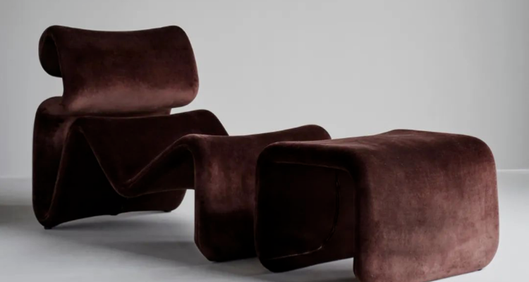 an Ekselius设计的Etcetera椅：张力与曲线的雕塑