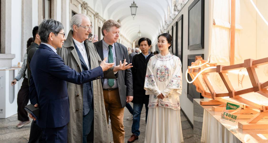 千年舟亮相米兰，从材料出海到文化出海