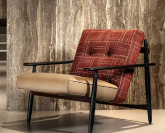 宽厚软包+纤细金属腿：Minotti Trio的“慵懒高级感”