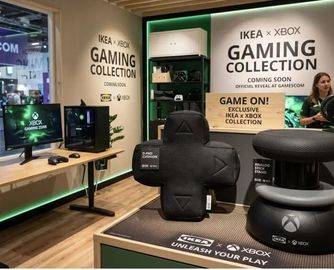 摇杆变矮凳、方向键变抱枕：Xbox × IKEA联名家具来了！