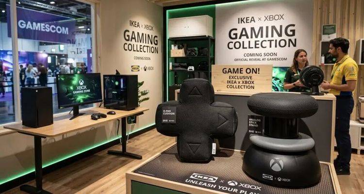 摇杆变矮凳、方向键变抱枕：Xbox × IKEA联名家具来了！