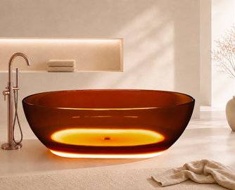 CERSAIE 2026｜Glass Design推出全新 LUMINA 透明浴缸系列