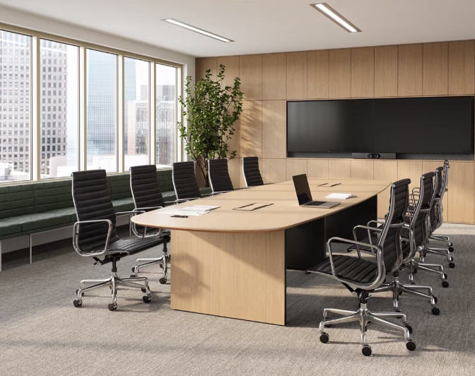 Herman Miller发布Byne Meeting Table：一张能适应不同会议的桌子
