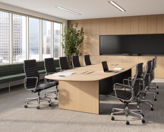 Herman Miller发布Byne Meeting Table：一张能适应不同会议的桌子